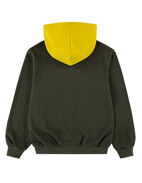 Felpa Ragazzo Jordan con zip MJ Brooklyn - Verde/Giallo