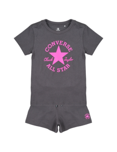 completo Bambina CONVERSE - GRIGIO\FUCSIA