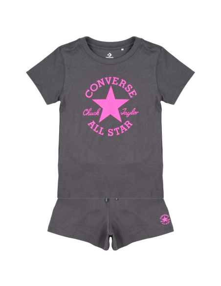 Converse Girls' Complete Set - Grey/Fuchsia