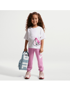 T-shirt Bambina Nike Move With Nature - BIANCO