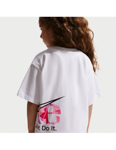 T-shirt Bambina Nike Move With Nature - BIANCO