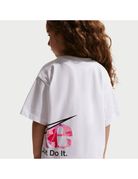 T-shirt Bambina Nike Move With Nature - BIANCO
