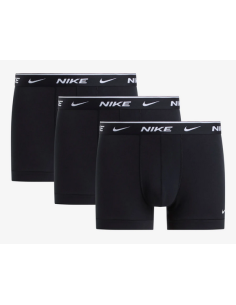 Drei Nike Essential Cotton Stretch Boxershorts – Schwarz