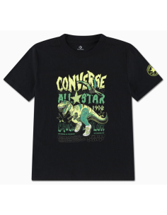 T-shirt Bambino Converse Dino - Nero