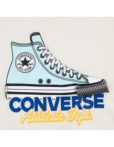 T-shirt Ragazzo Converse Graphic Sneaker - Bianco