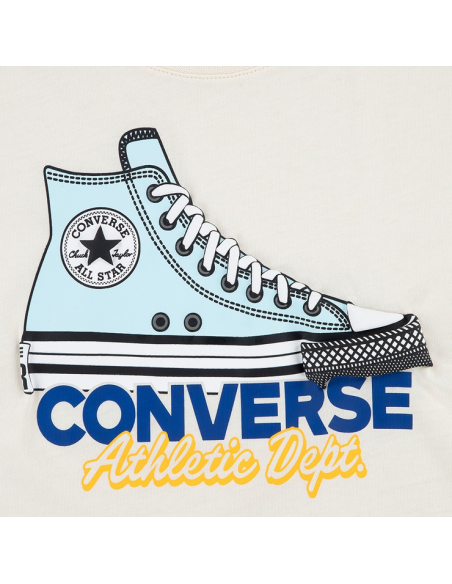 Converse Graphic Sneaker Boys' T-Shirt - White