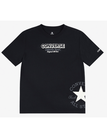 T-shirt Ragazzo Converse Graphic - Nero