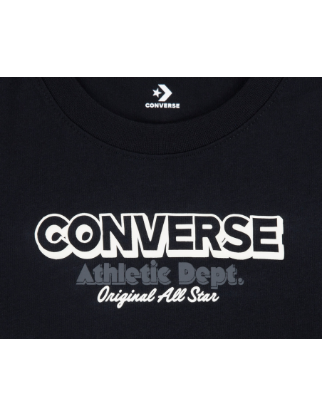 Converse Graphic Boys' T-Shirt - Black
