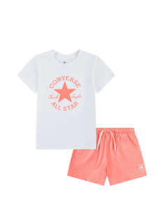 Set Ragazza Converse ALL HEAT - BIANCO\ROSA