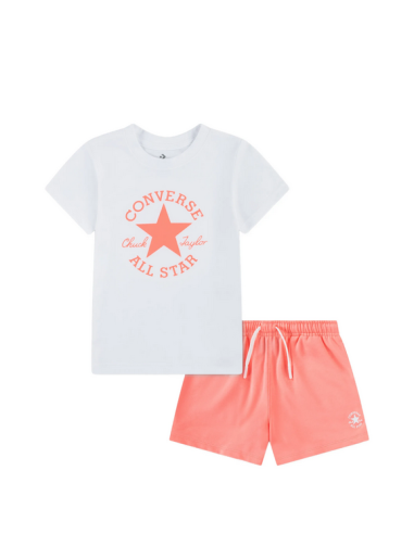 Converse ALL HEAT Girls' Set - WHITE/PINK
