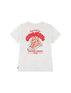 T-shirt ragazza Converse BUBBLE SNEAKER - BIANCO 2