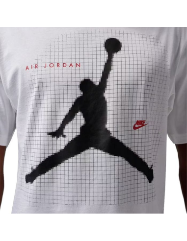 Jordan Jumpman Grid Blur Boys' T-Shirt - White