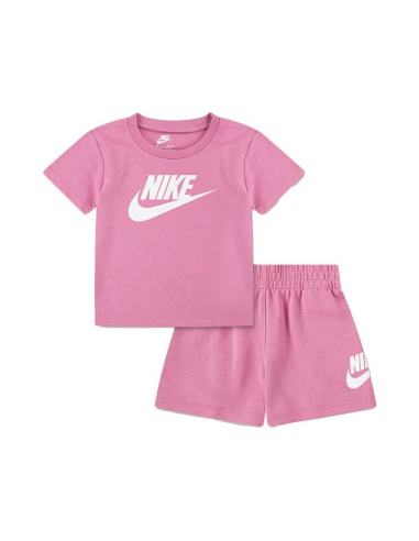 completo Bambina NIKE CLUB TEE - ROSA