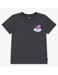 T-shirt ragazza Converse BUBBLE SNEAKER - Grigio