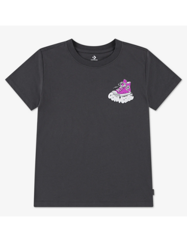 T-shirt ragazza Converse BUBBLE SNEAKER - Grigio