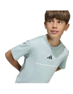 T-shirt RAGAZZO ADIDAS SPORTWEAR - AZZURRO