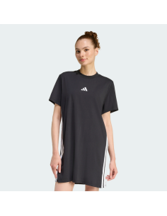 Women's ESSENTIALS 3-STRIPES Dress - Black