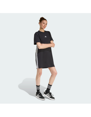Vestito Donna ESSENTIALS 3-STRIPES - Nero