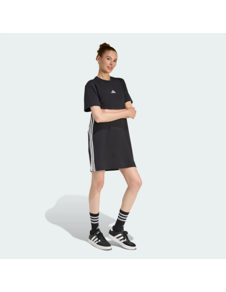 Women's ESSENTIALS 3-STRIPES Dress - Black