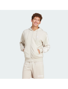 Adidas Essentials 3-Stripes Men's Jacket - BEIGE