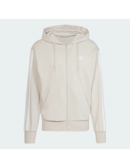 Adidas Essentials 3-Stripes Men's Jacket - BEIGE