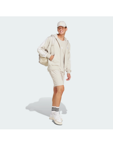 Adidas Essentials 3-Stripes Men's Jacket - BEIGE