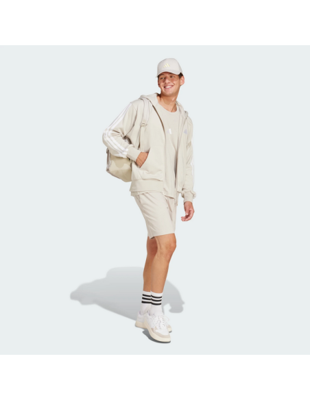 Giacca Uomo Adidas Essentials 3-Stripes - BEIGE