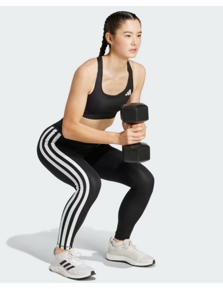 Leggings Donna Adidas Essentials 3-Stripes 7/8 - Nero
