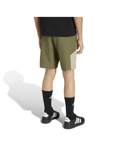 ADIDAS COLOR BLOCK Boys' Shorts - GREEN
