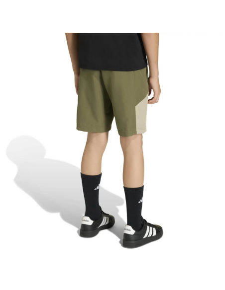 ADIDAS COLOR BLOCK Boys' Shorts - GREEN