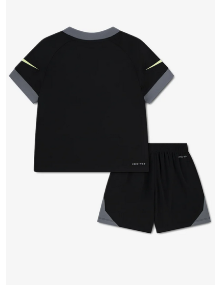 Completo Bambino Nike Dri-Fit Swoosh - NERO/GRIGIO