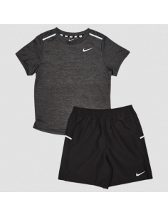 Completo Bambino Nike MILER - NERO/GRIGIO