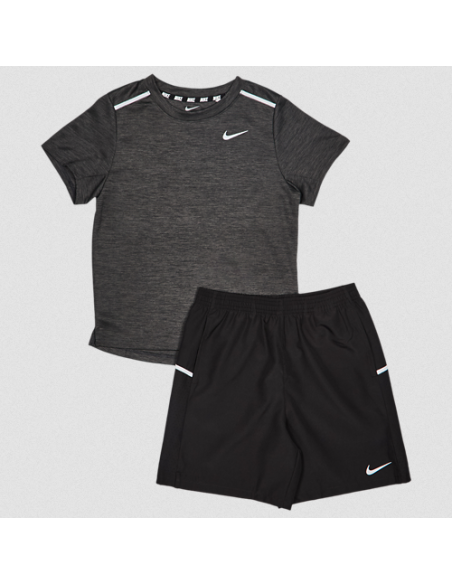 Completo Bambino Nike MILER - NERO/GRIGIO