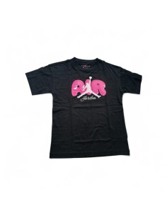 T-shirt ragazza Jordan Bubble - Nero