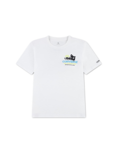 Converse Frontback Textured T-Shirt for Boys - WHITE