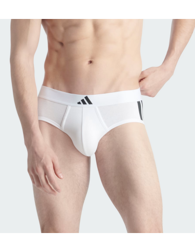 Two Adidas Active Flex Cotton 3-Stripes Men's...