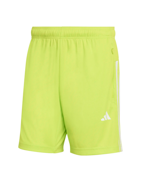 Pantaloncino Uomo Adidas Pique Workout Base 3-Stripes- GIALLO FLUO