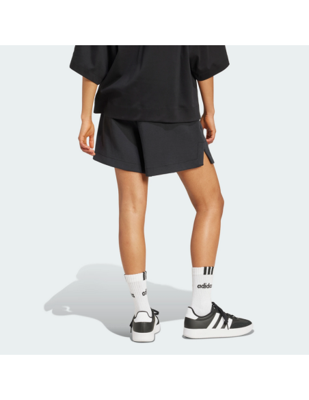 Adidas Women's Soft Lux Loose Shorts - Black