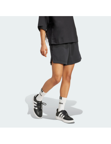 Adidas Women's Soft Lux Loose Shorts - Black