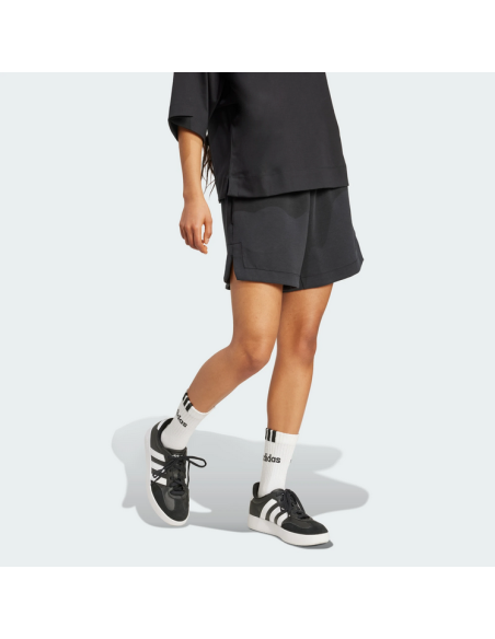 Pantaloncino Donna Adidas Soft Lux Loose - Nero