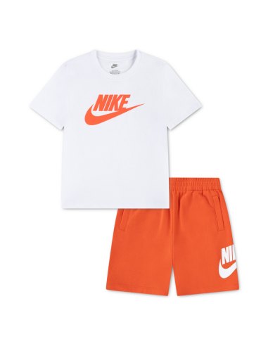 Completo Bambino NIKE CLUB - BIANCO / ARANCIONE