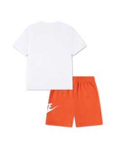 Completo Bambino NIKE CLUB - BIANCO / ARANCIONE 2