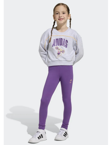 Adidas Disney Minnie Mouse Girls' Outfit - Grey/Purple