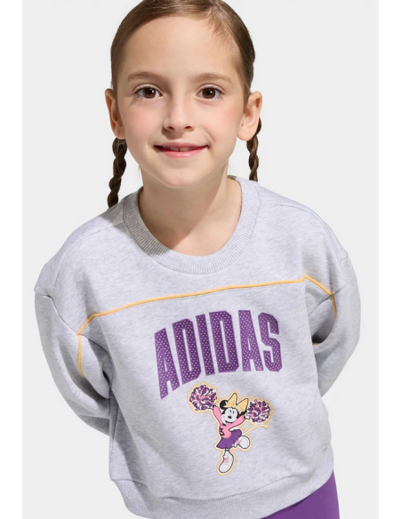 Adidas Disney Minnie Mouse Girls' Outfit - Grey/Purple