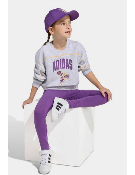 Completo Bambina Adidas Disney Minnie - Grigio/Viola