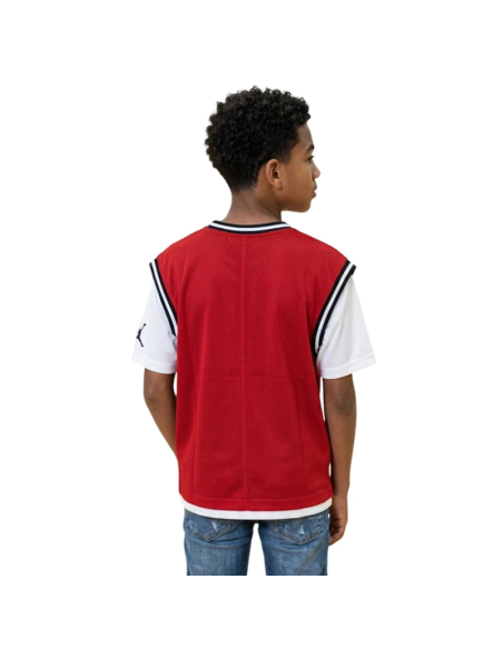 T-shirt Ragazzo Basket Jordan 23 JERSEY - ROSSO