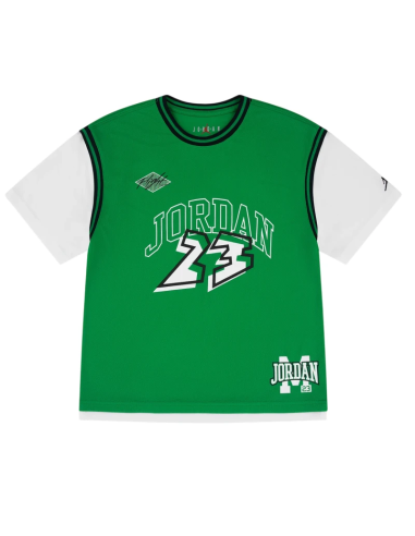 T-shirt Ragazzo Basket Jordan 23 JERSEY - Verde