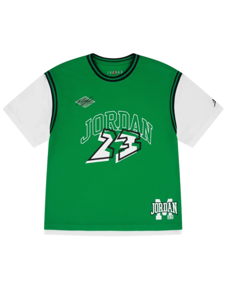Jordan 23 Jersey Boys' Basketball T-Shirt - Green