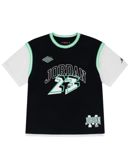 Jordan 23 Jersey Boys' Basketball T-Shirt - Black