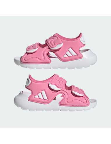 Adidas Girls' Altaswim 3 C Sandals - Pink